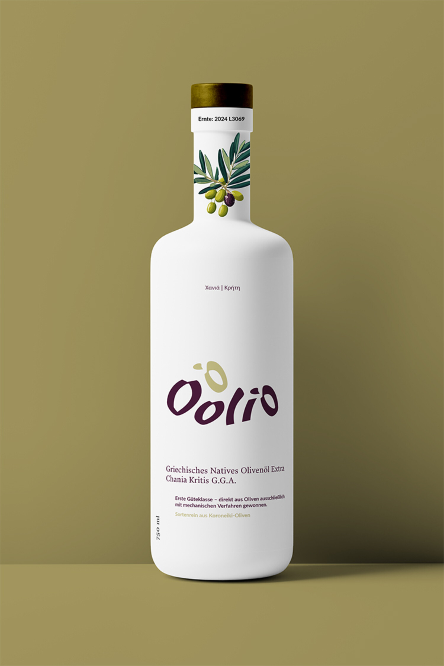 Olivenöl-Branding – strategisches Design & Packaging für Premiumprodukt