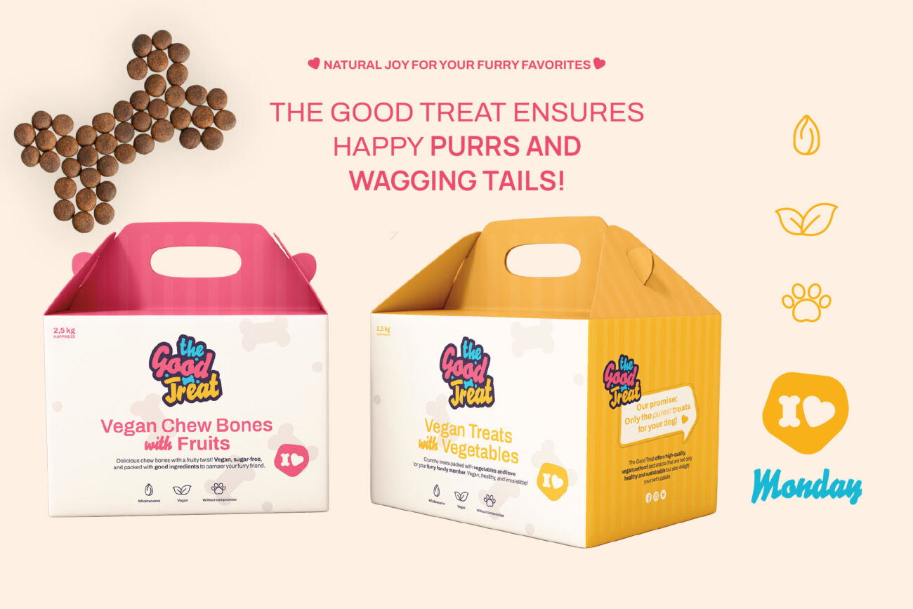 Design für 2 Sorten der Hundenahrung von The Good Treat