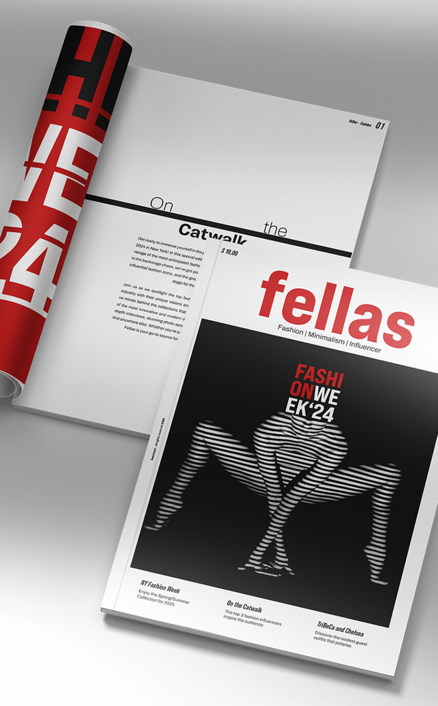 Editorial Design für Modemagazin – Branding & Layout von Design Studio