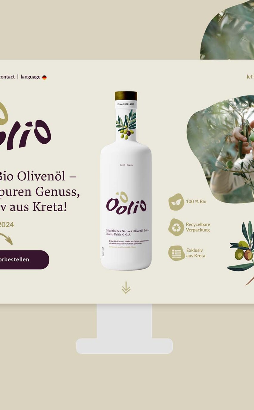 Webdesign für Oolio – Markenauftritt digital umgesetzt