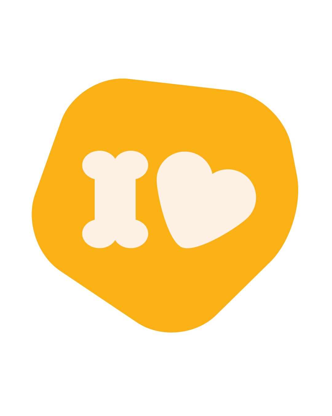 Icondesign und Aufkleberdesign für nachhaltige Hundenahrungsmarke The Good Treat